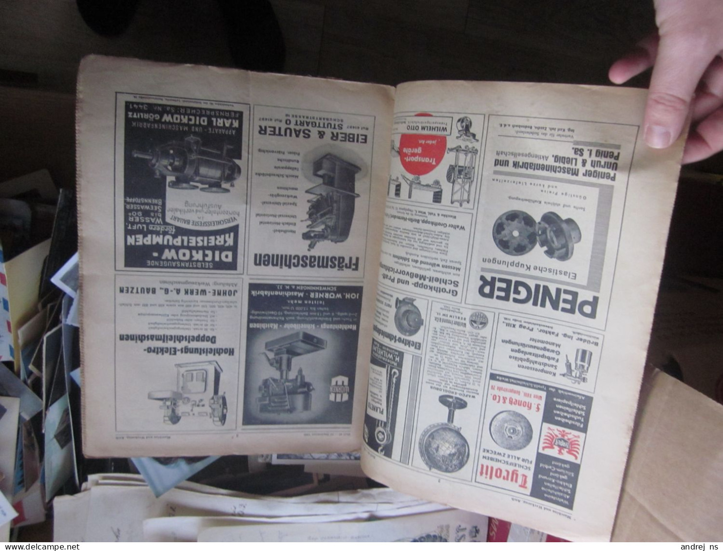 Maschine Und Werkzeug 1940 - Catalogues