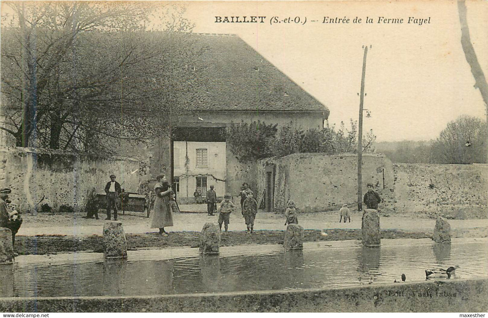 BAILLET EN FRANCE Entrée De La Ferme Fayel - Baillet-en-France