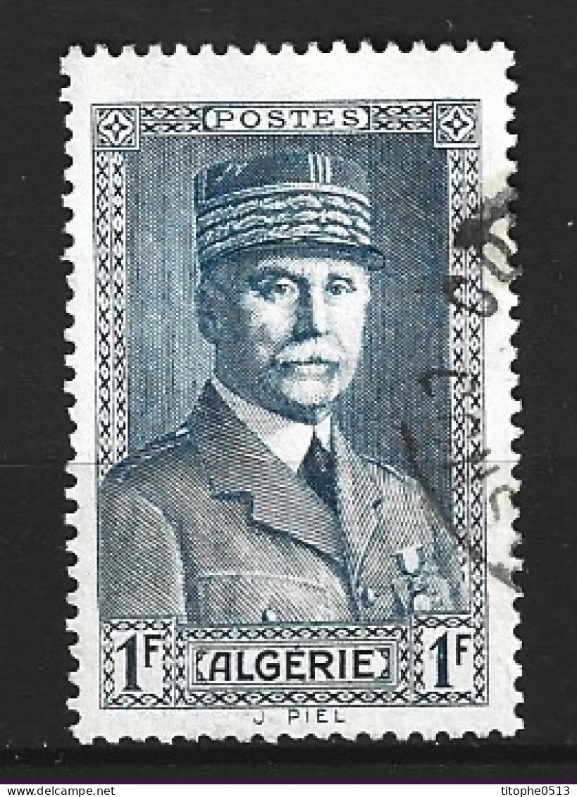 ALGERIE. N°168 Oblitéré De 1941. Maréchal Pétain. - Used Stamps