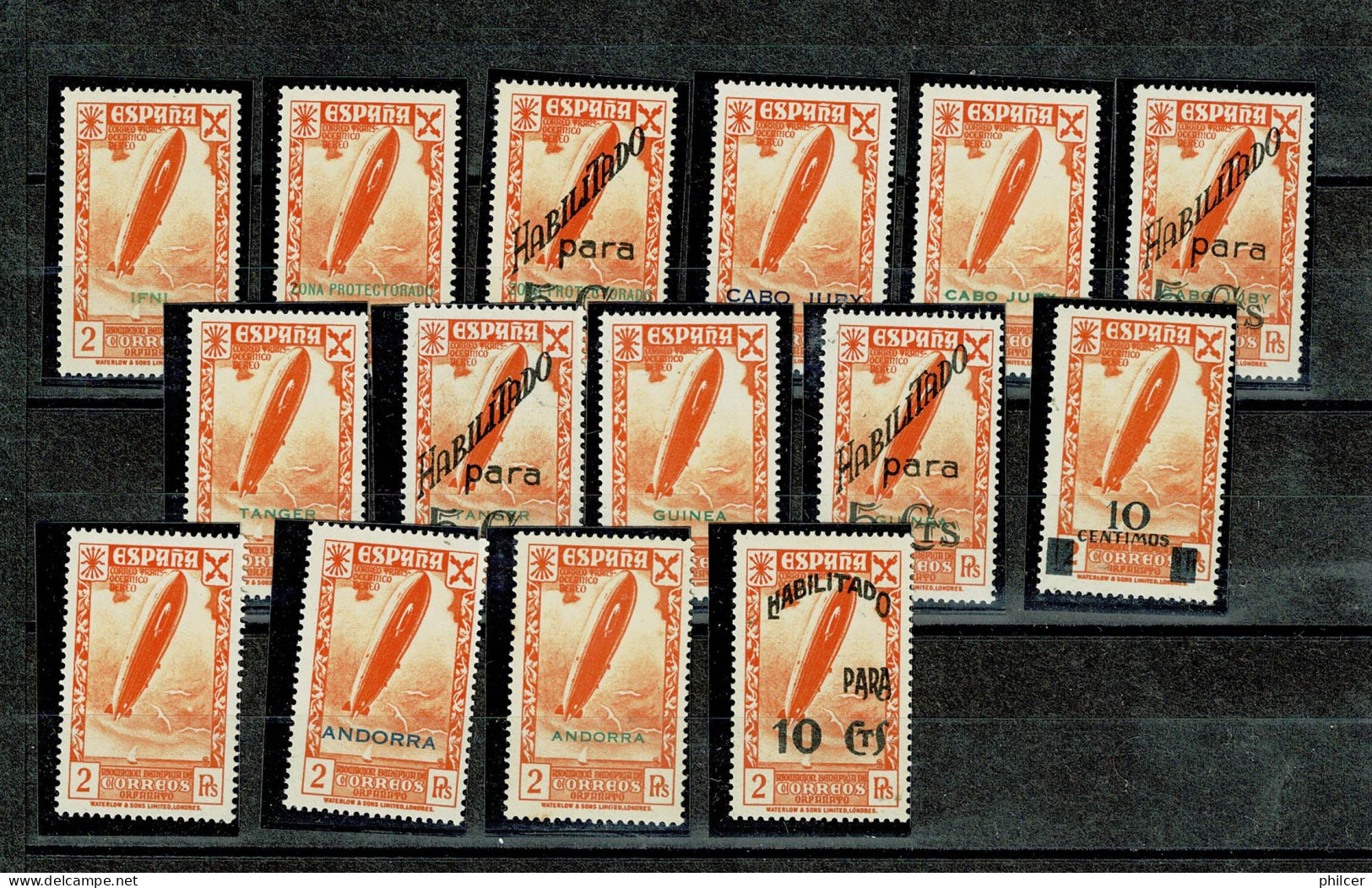 España, Airmail, MH - Neufs