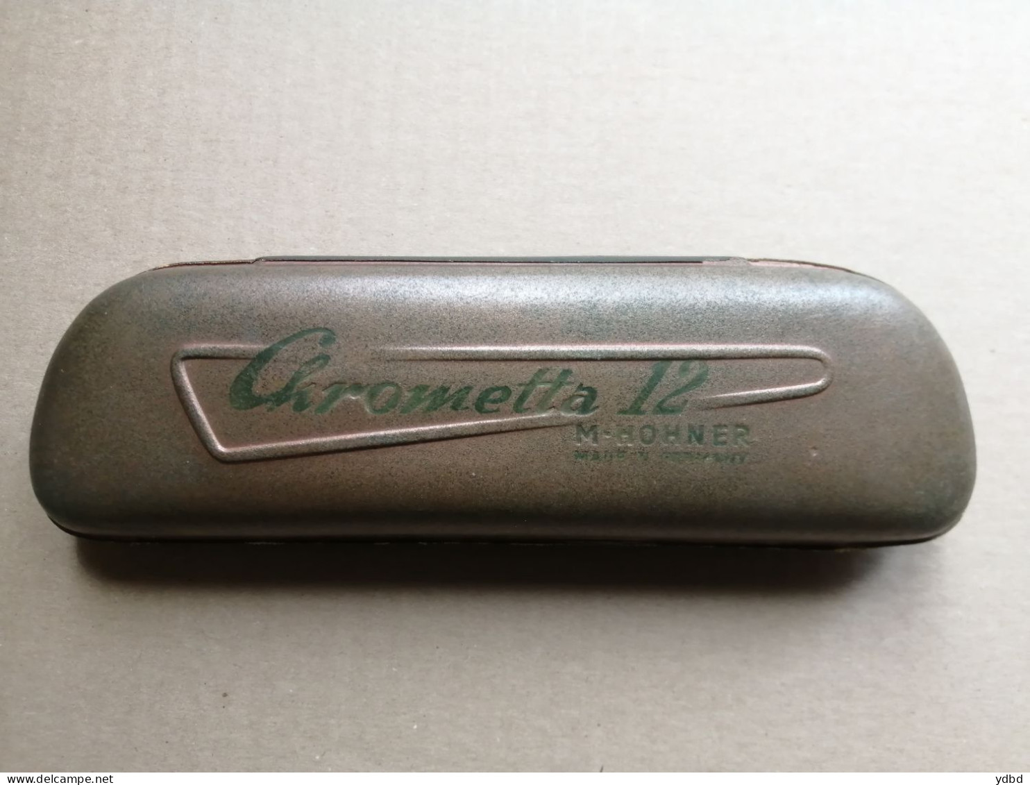 UN HARMONICA CHROMETTA 12  -M HOHNER ET SON ETUI - Strumenti Musicali