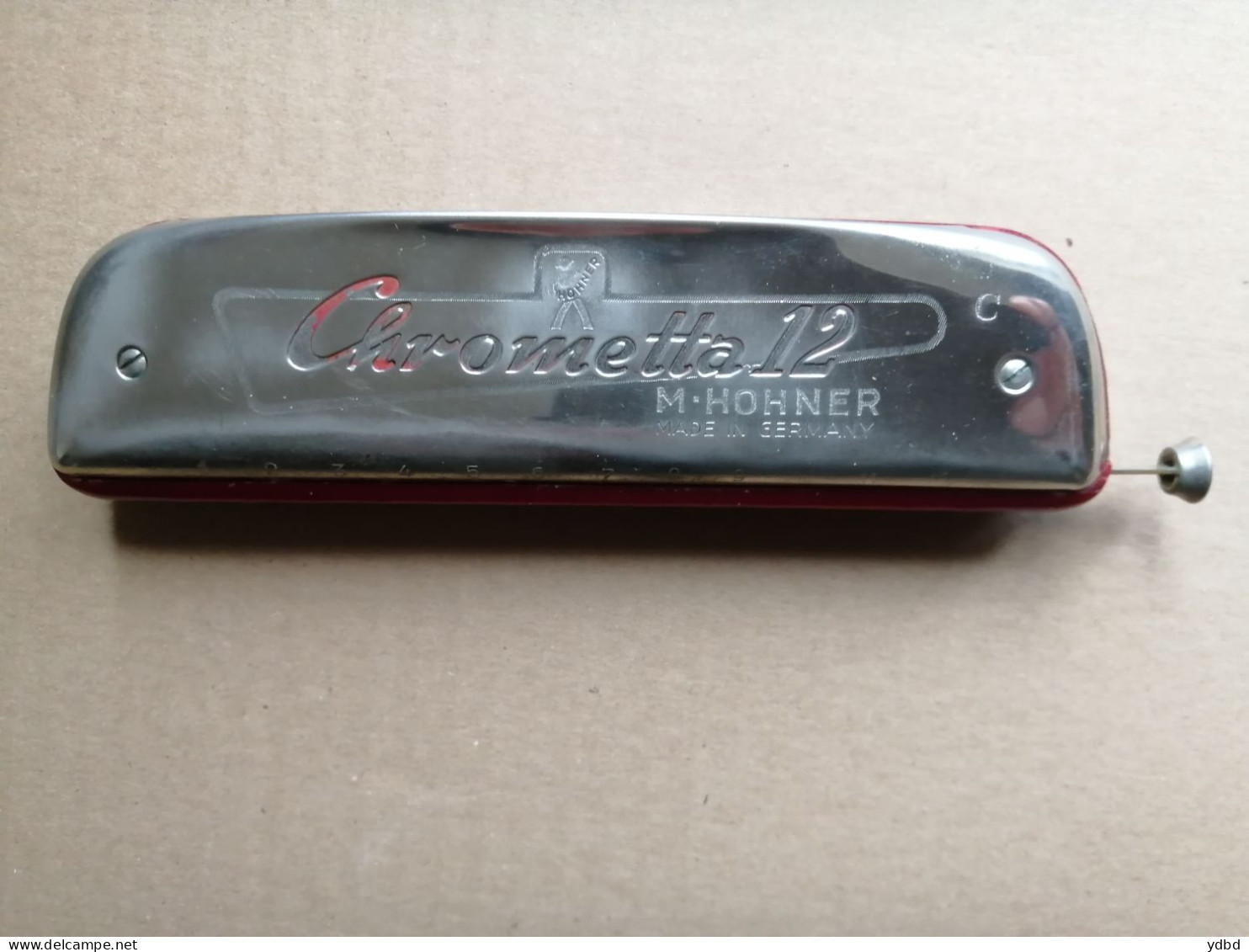 UN HARMONICA CHROMETTA 12  -M HOHNER ET SON ETUI - Strumenti Musicali