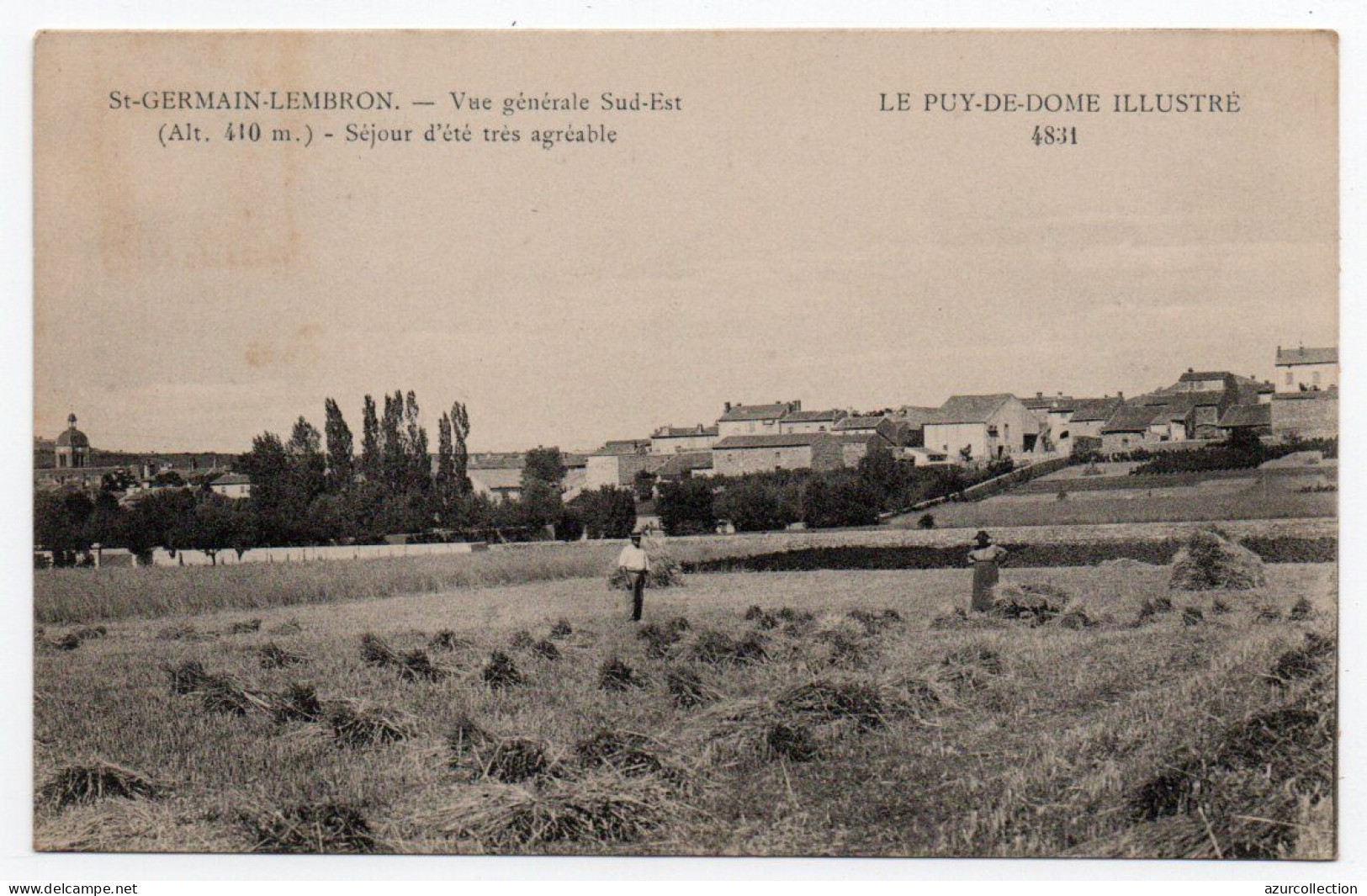 Vue Générale Sud-est - Saint Germain Lembron