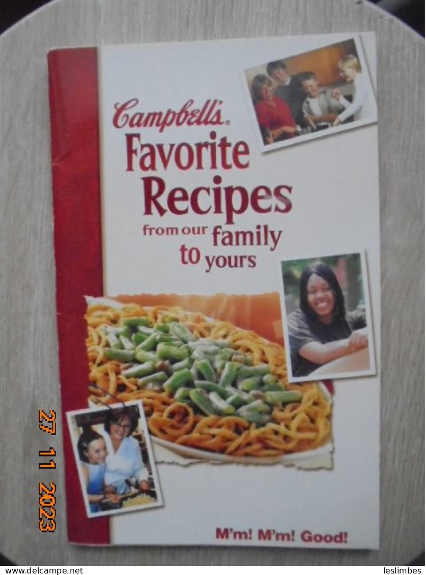 Campbell's Favorite Recipes From Our Family To Yours - Campbell Soup Company 2002 - Américaine