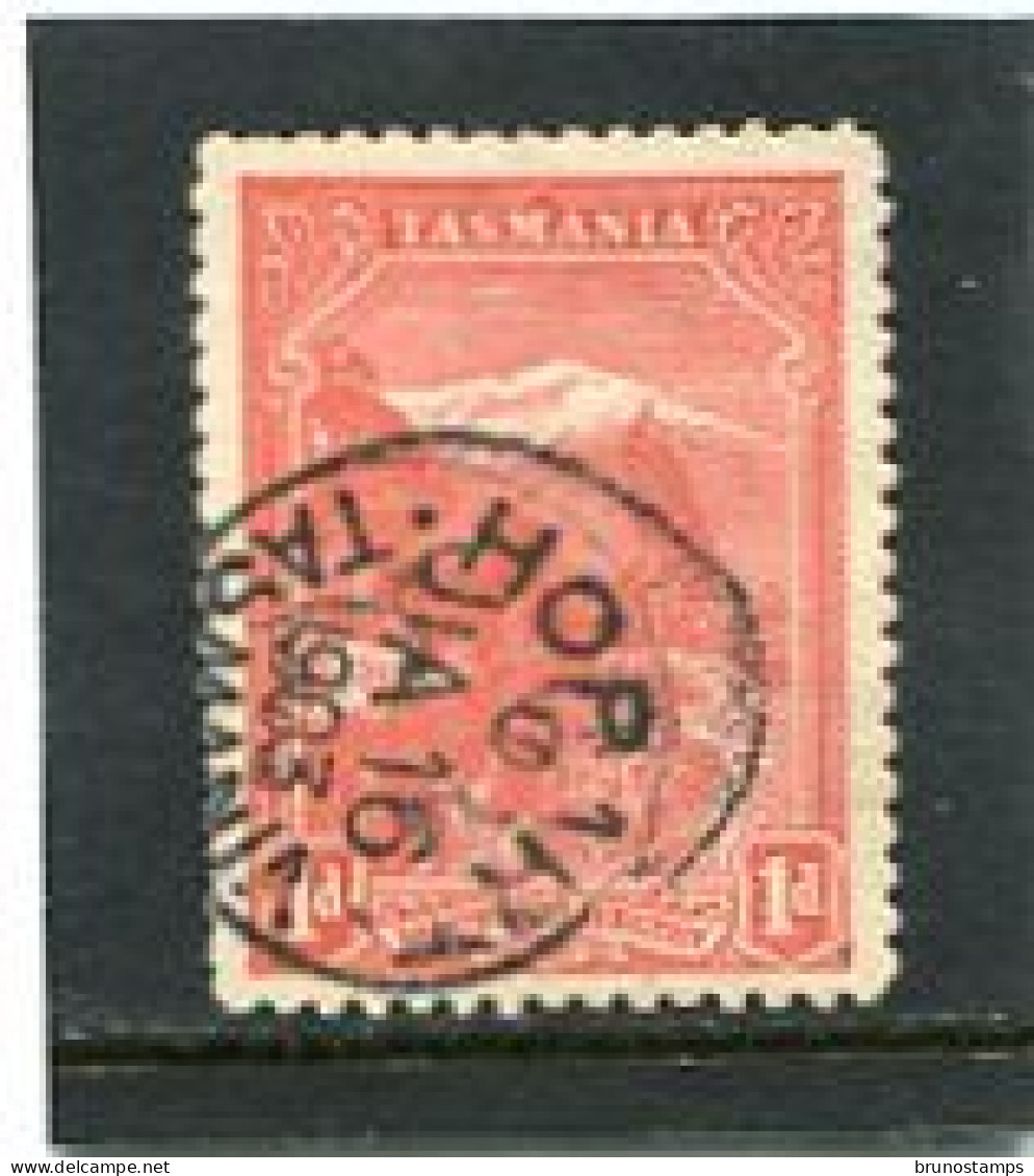 AUSTRALIA/TASMANIA - 1899  1d  MT. WELLINGTON  FINE USED  SG 230 - Gebruikt