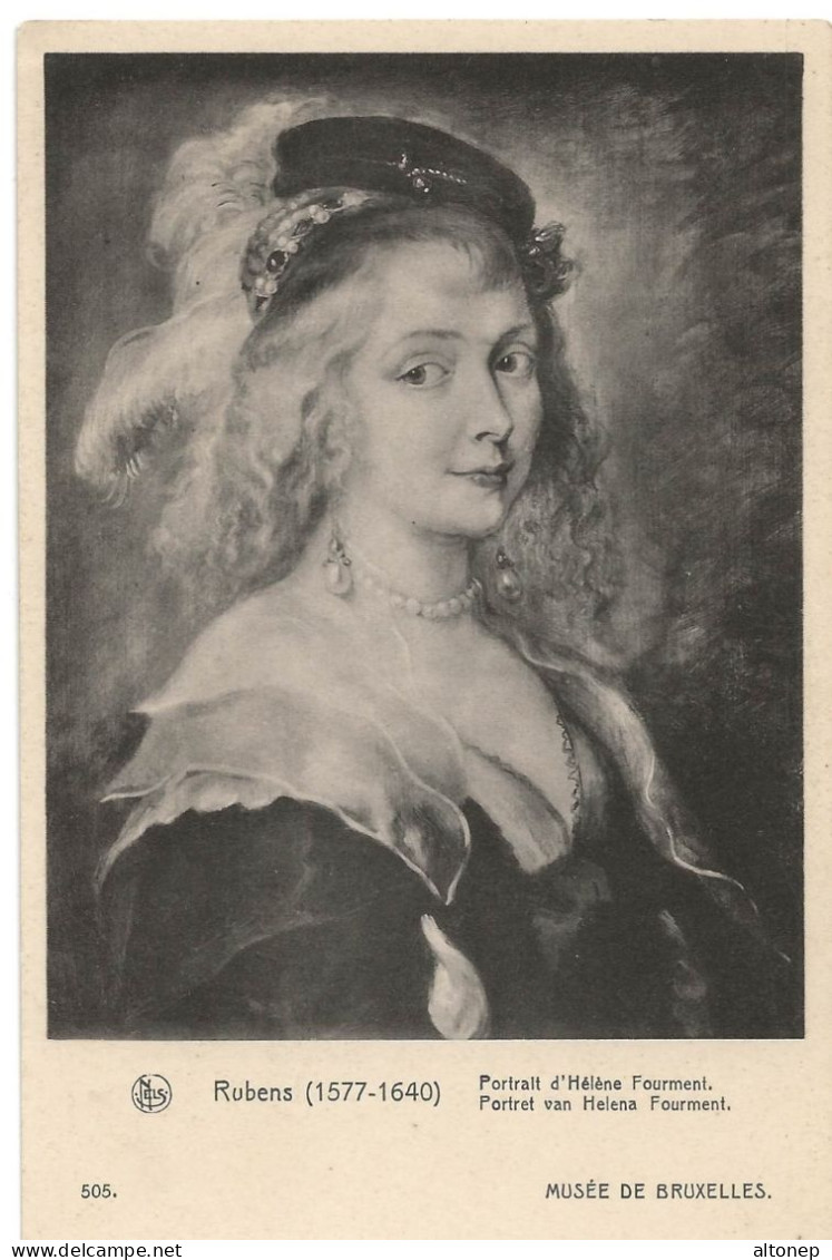 Bruxelles : Musée, Portrait D'Hélène Fourment (Editeur Nels, N°505) - Museums