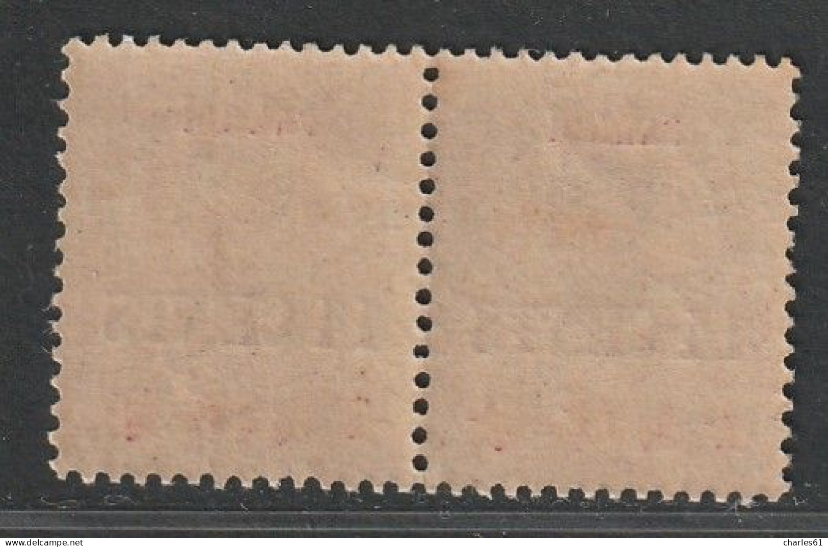 PAKHOI - N°60b * (1919) VARIETE " 4 Fermé Tenant à Normal" - Unused Stamps