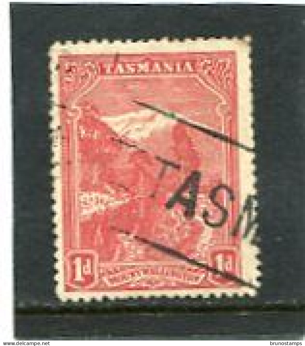 AUSTRALIA/TASMANIA - 1902  1d  RED  PERF 12 1/2  FINE USED  SG 240 - Usados