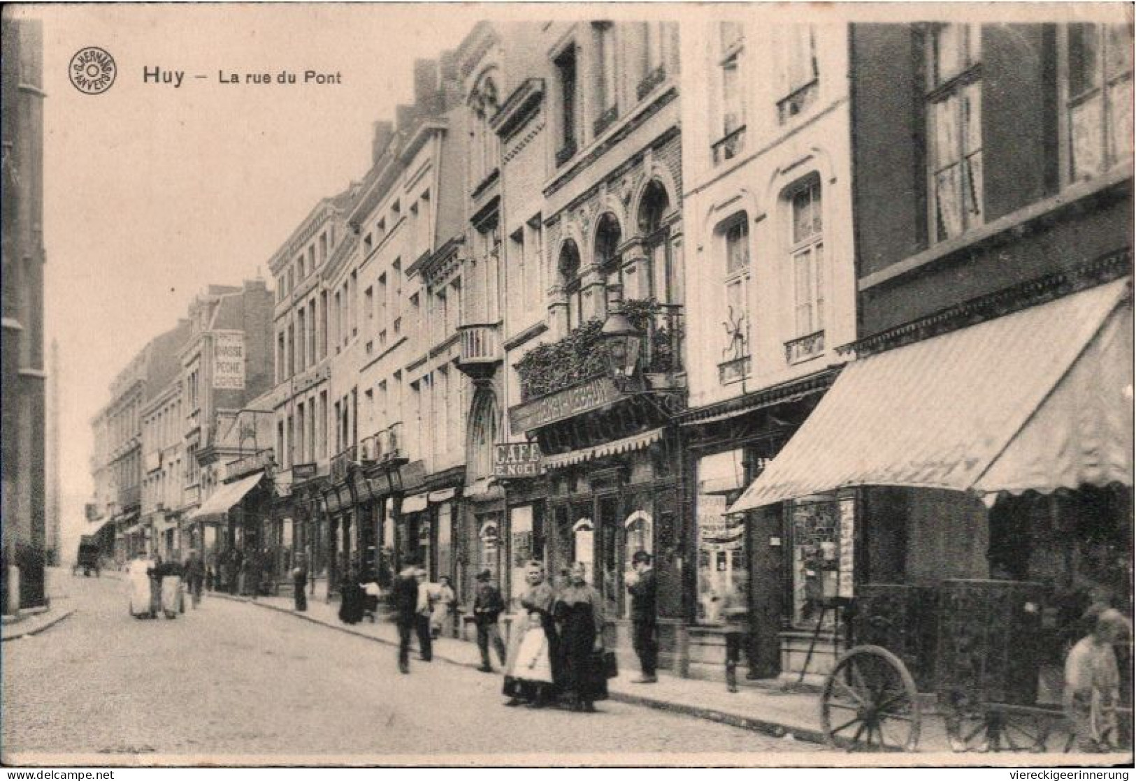 ! Ansichtskarte, Cpa Huy, La Rue Du Pont, Belgien, 1917, Zivilkommisar Des Kreises Huy, Feldpost - Hoei