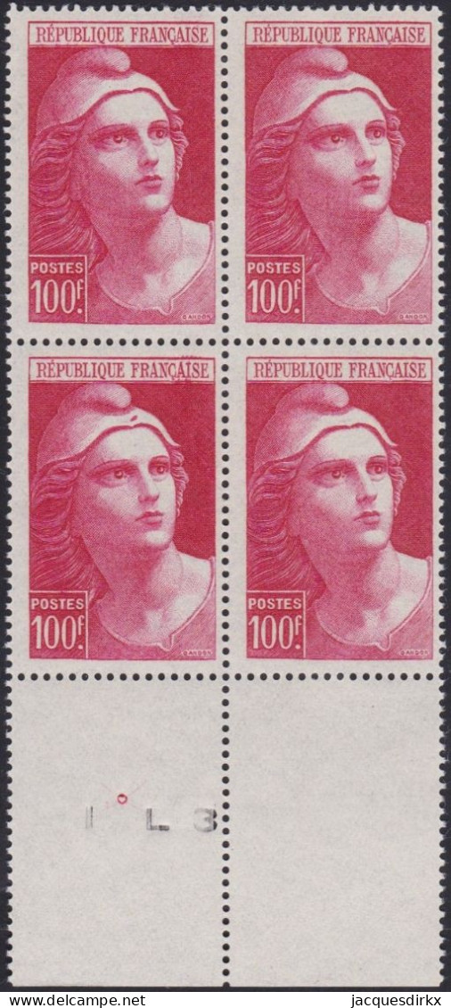 France  .  Y&T   .     733  Bloc De 4        .   **     .    Neuf Avec Gomme Et SANS Charnière - 1940-1949