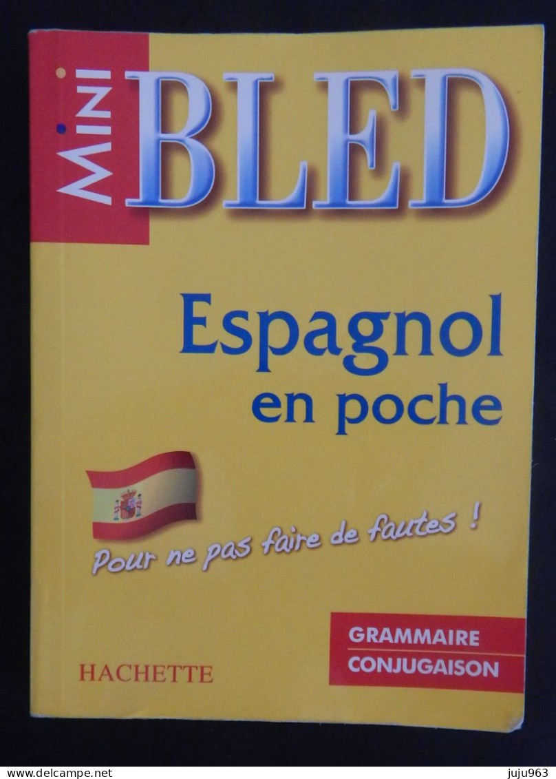 MINI BLED ESPAGNOL EN POCHE 190 PAGES ANNEE 2008 BON ETAT - Dictionnaires