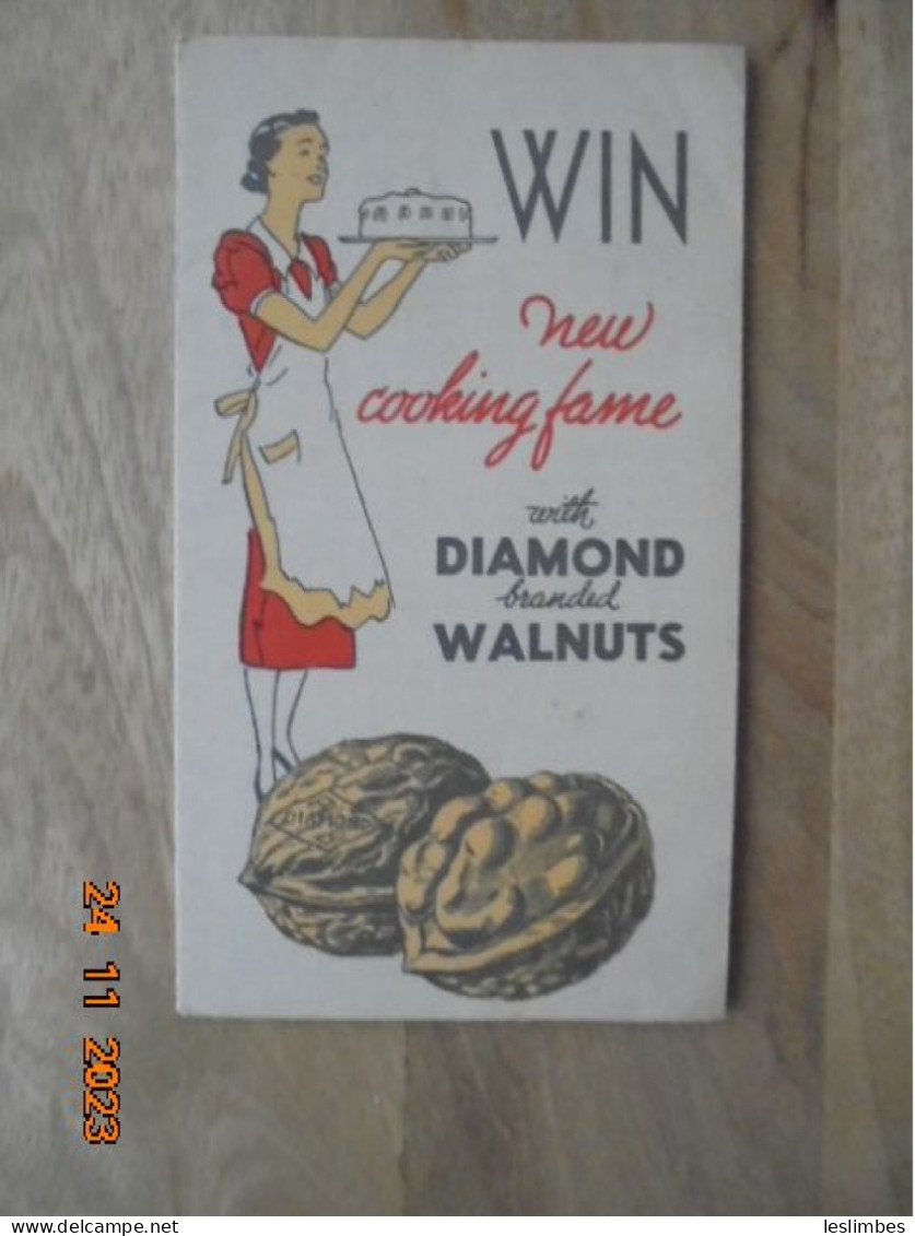 Win New Cooking Fame With Diamond Branded Walnuts - California Walnut Growers Association - Américaine