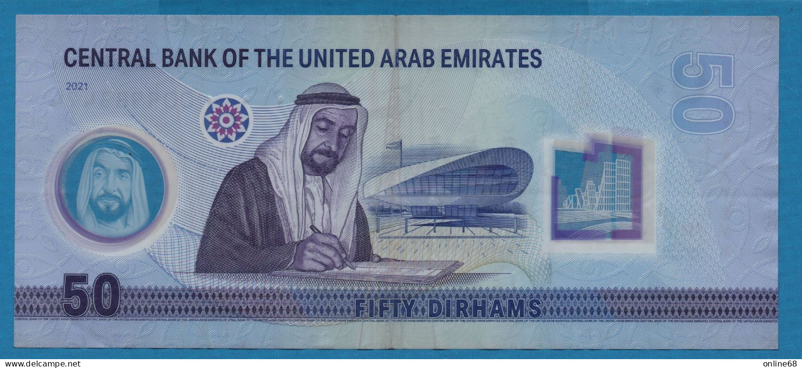 UAE 50 DIRHAMS 1443 2021  # 041466320 P# W35 Memorial 50th Anniversary - Verenigde Arabische Emiraten