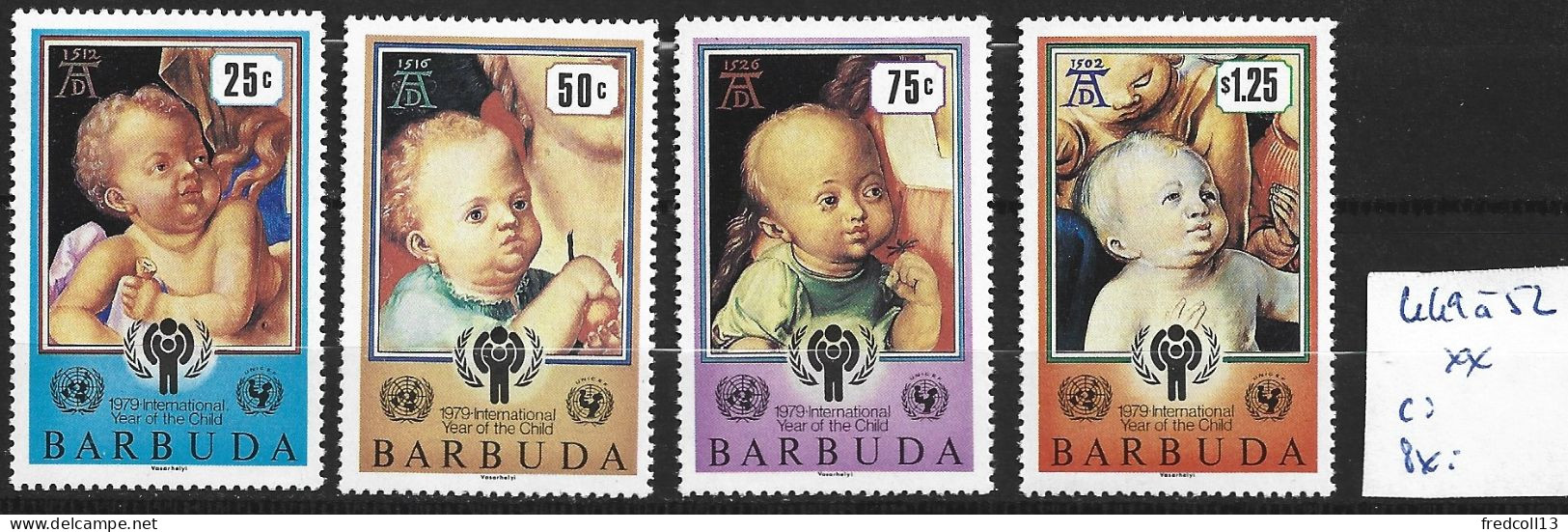 BARBUDA 449 à 52 ** Côte 2.25 € - Barbuda (...-1981)