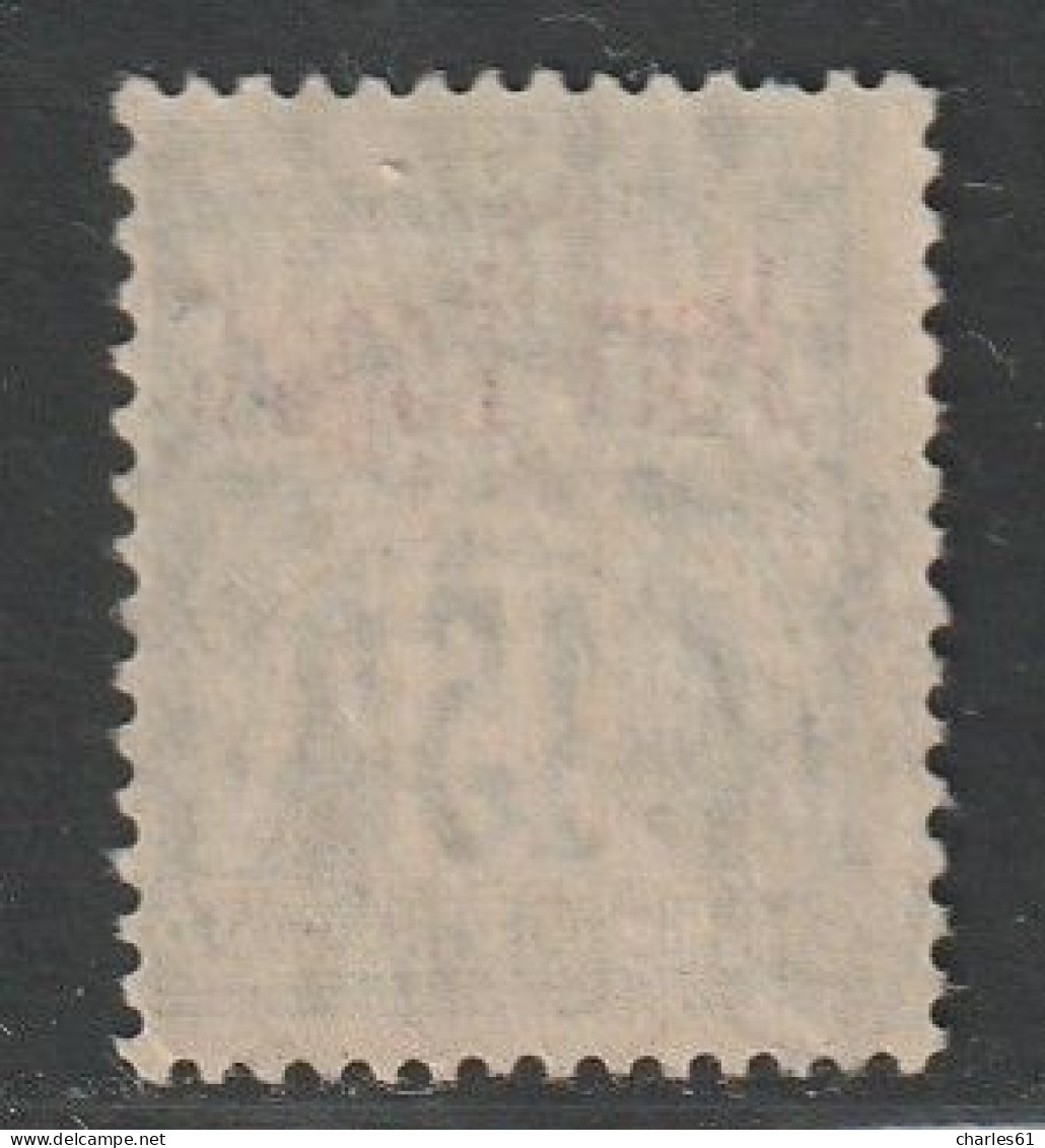 PORT LAGOS - N°3a Obl (1893) 15c Bleu : Surcharge Rouge. - Gebraucht