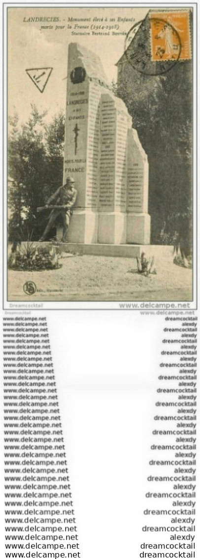 59 LANDRECIES. Monument Aux Morts 1923 - Landrecies
