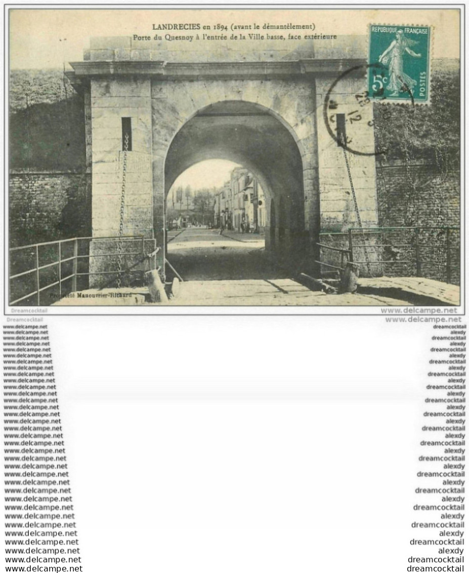 59 LANDRECIES. Porte Du Quesnoy 1912 - Landrecies