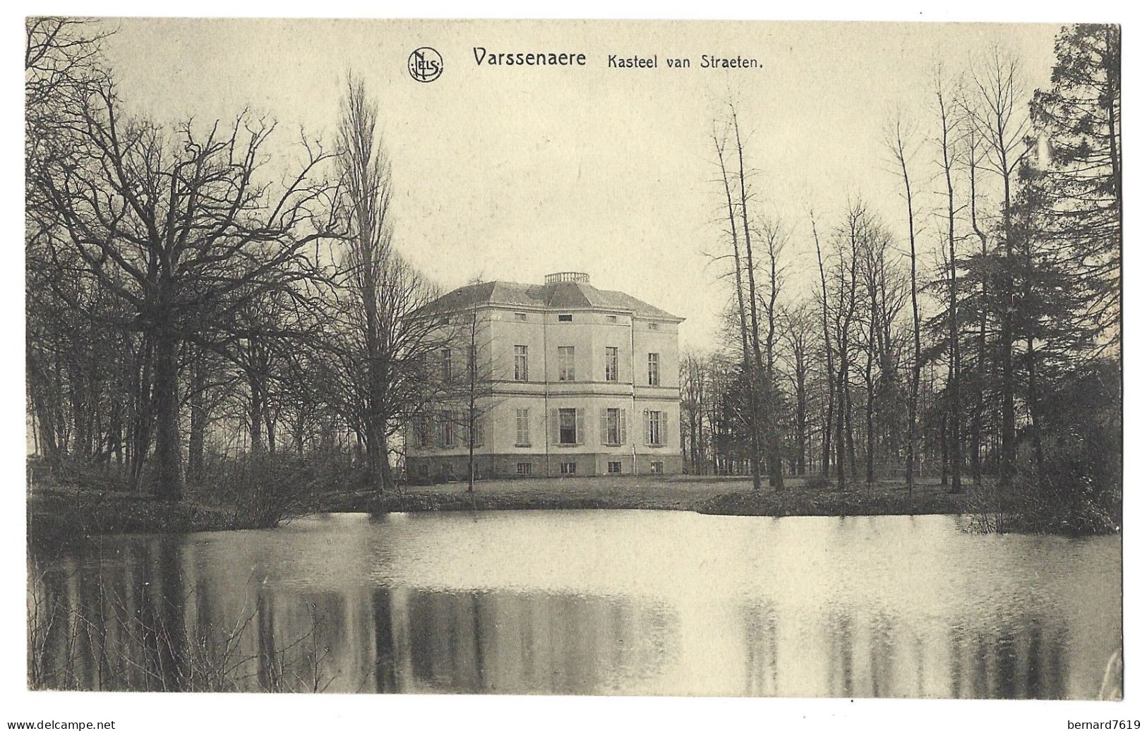 Belgique  - Varssenaere  - Kaiseel  Van Straet-  Carte Signe  Mme  Van Caloin De Basseghen - Jabbeke