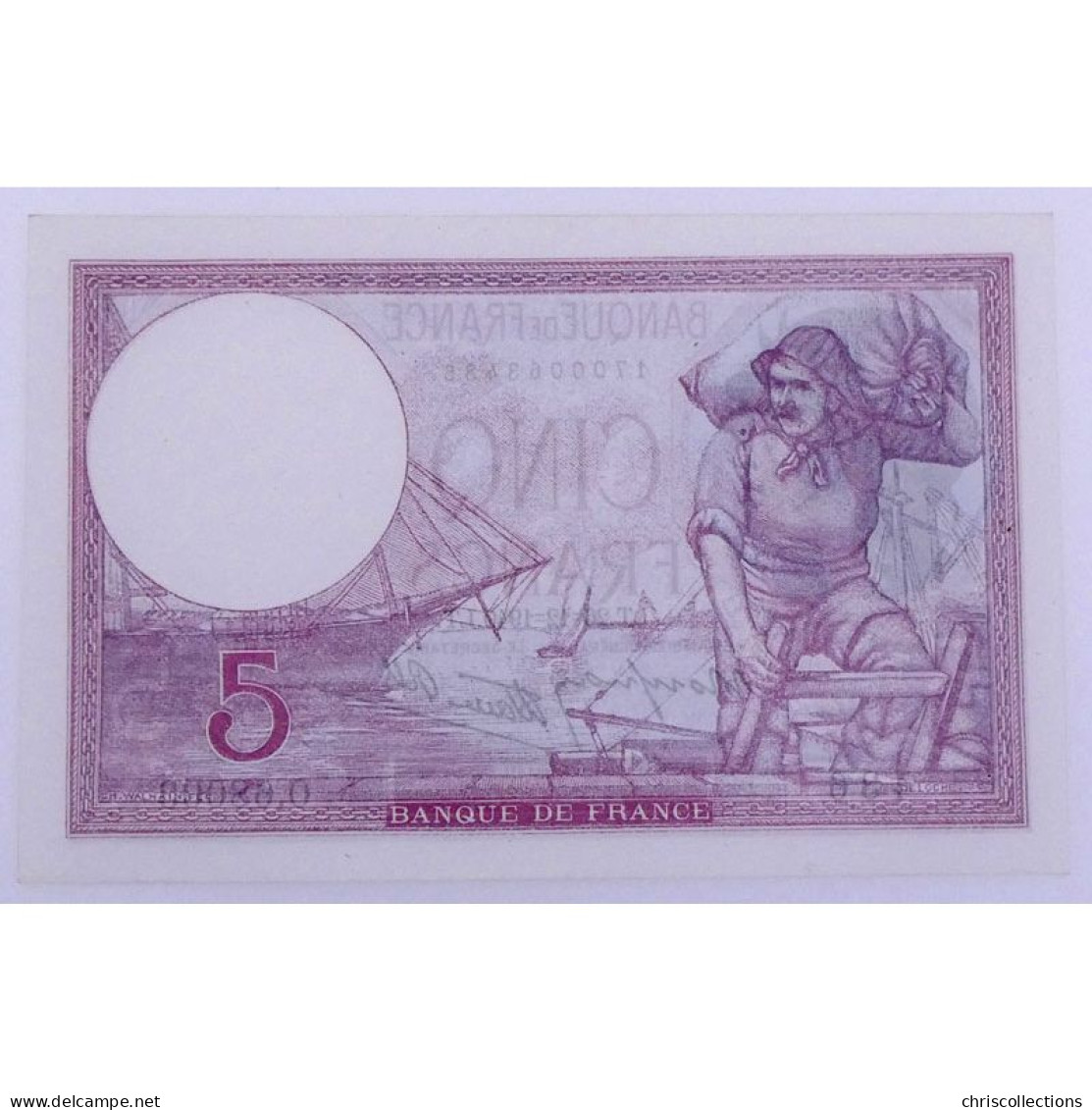  5 Francs Violet 26.12.1940, O.68003, SUP - 5 F 1917-1940 ''Violet''