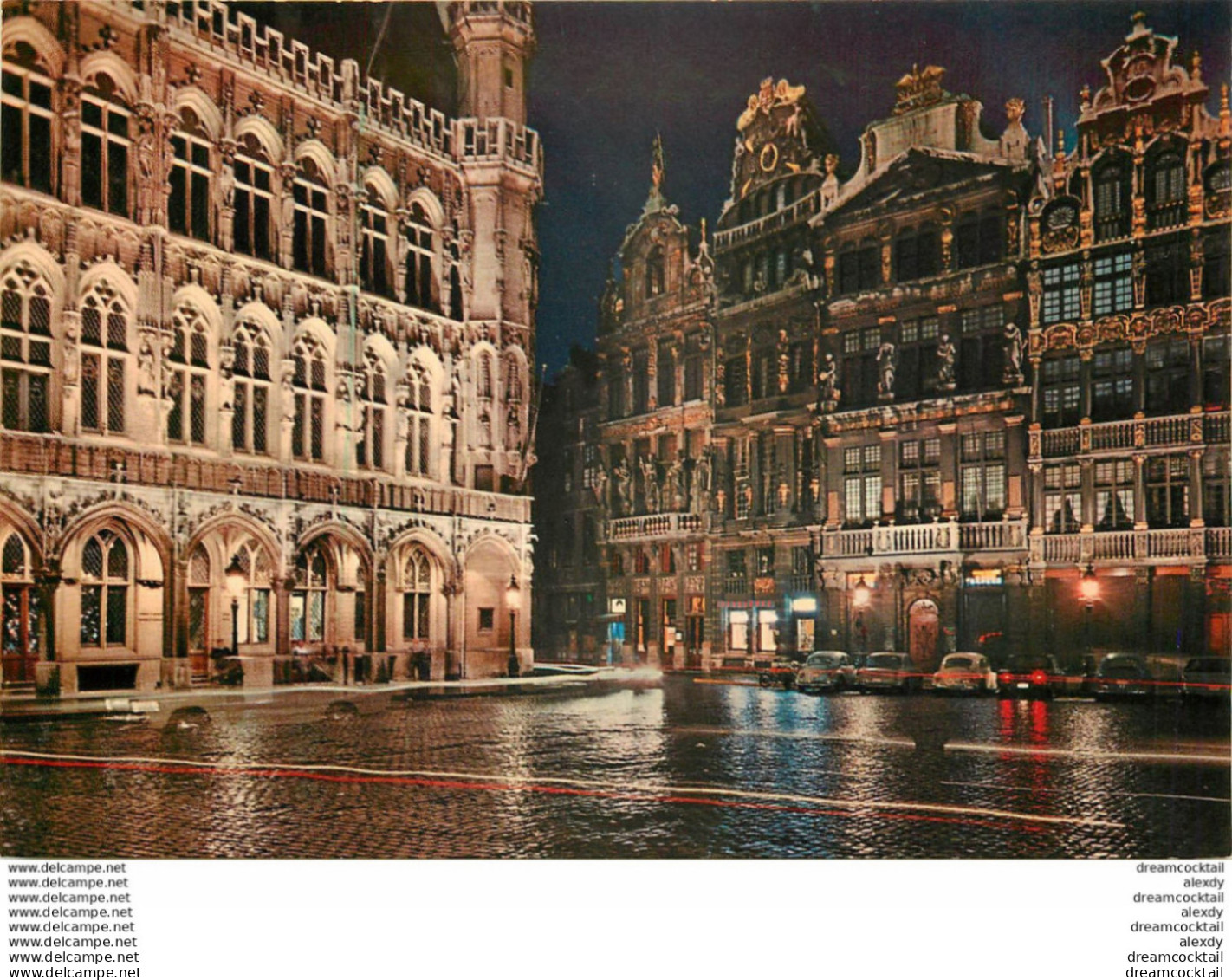 (MI) Lot 3 Cpsm Grand Format BRUXELLES. Grand'Place - Bruselas La Noche