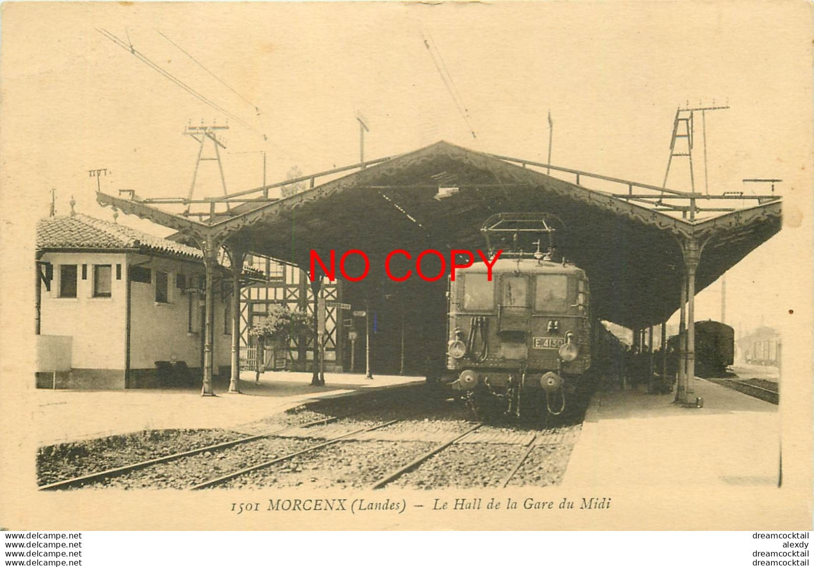 40 MORCENX. Hall De La Gare Du Midi 1933 - Morcenx