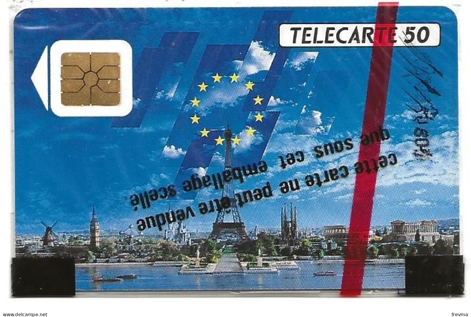 Telecarte Publique F46B Tour Effeil 50 Unités NBS SO2 - 1989