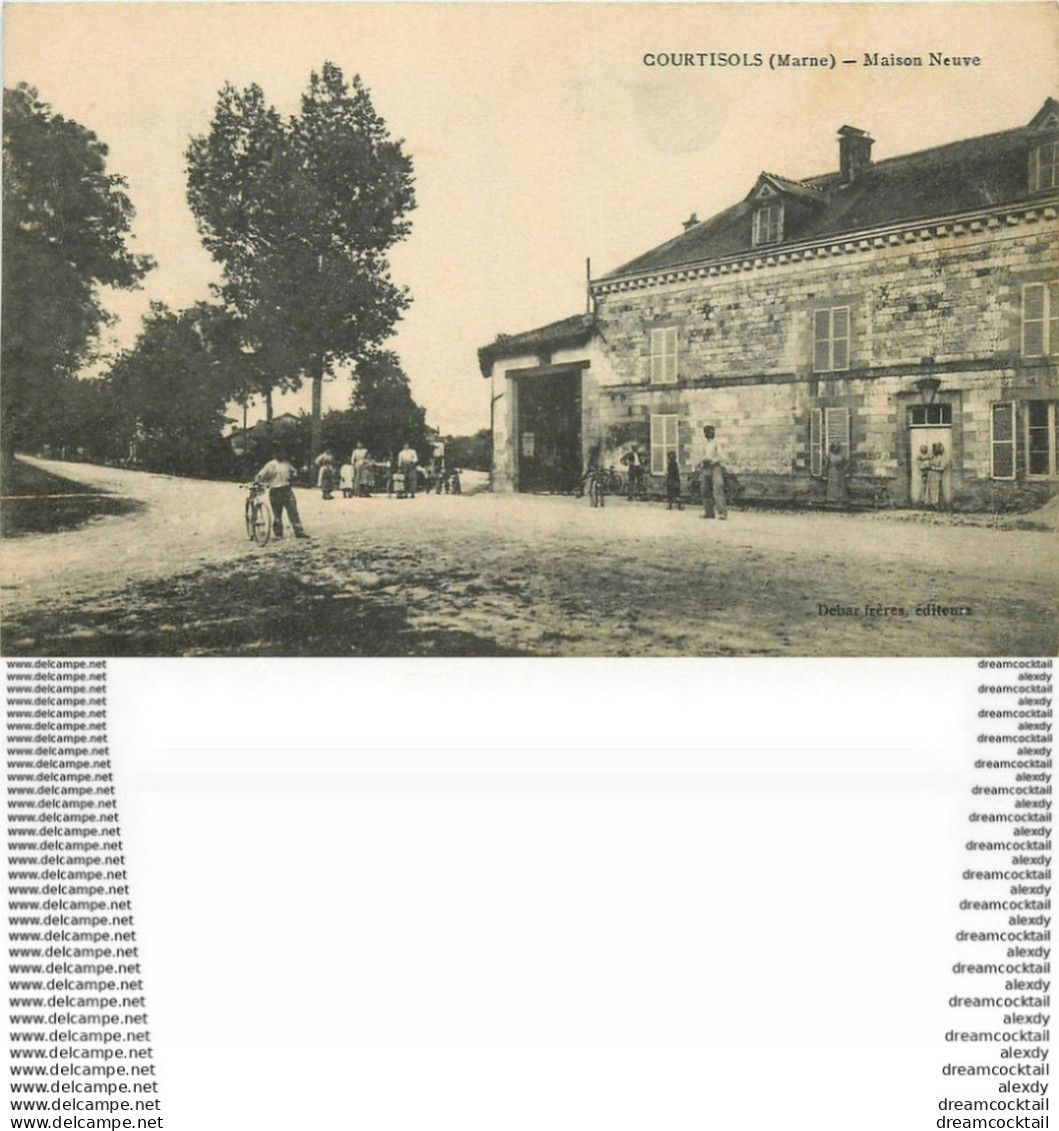 WW 51 COURTISOLS. Maison Neuve. Carte Vierge - Courtisols