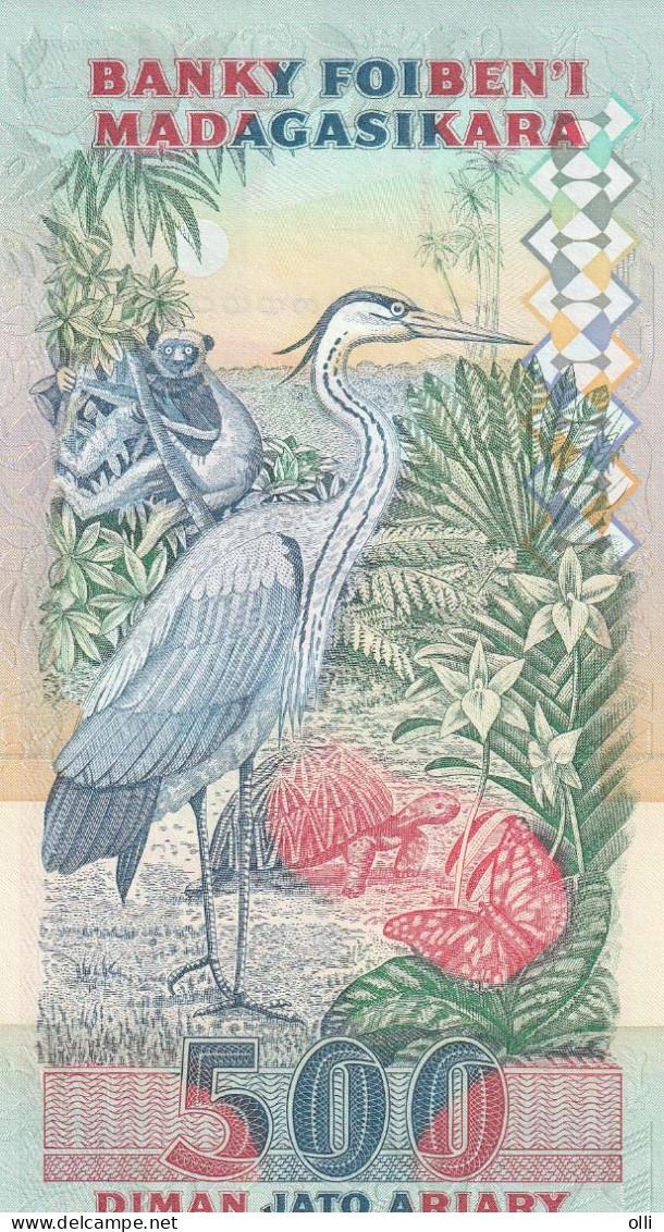 Madagascar 2500 Francs  1993  P-72 A   UNC - Madagascar