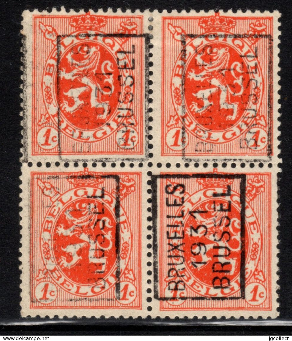 Preo's (276) "BRUXELLES 1931 BRUSSEL"  OCVB 6011 A - Rolstempels 1930-..