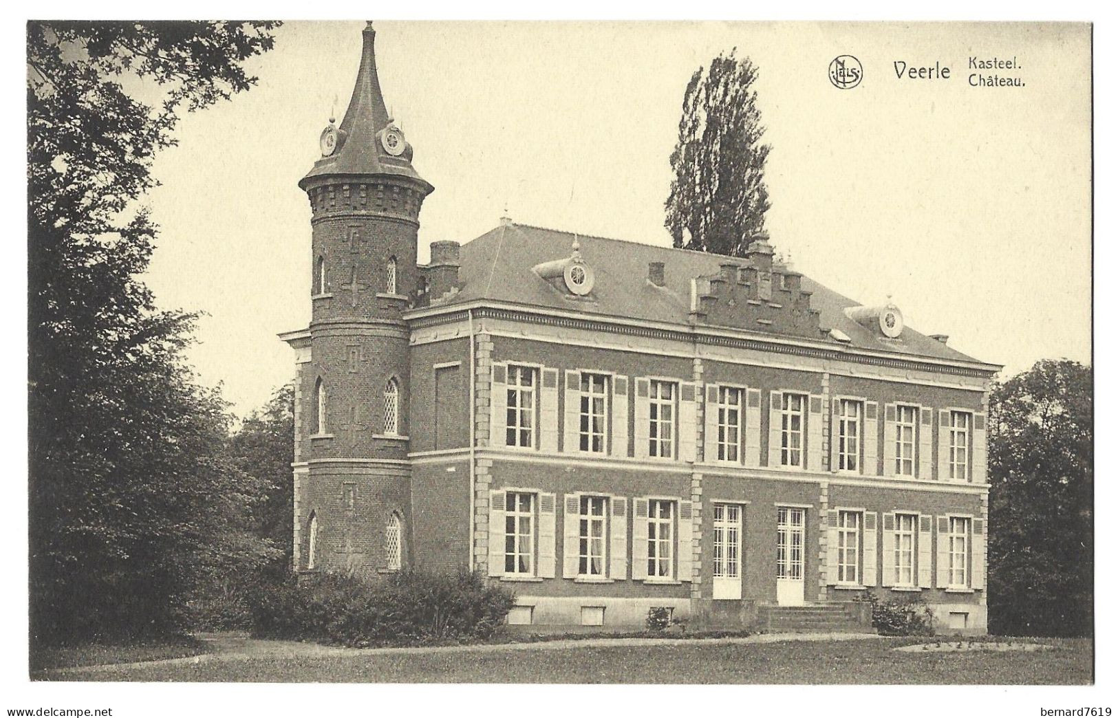 Belgique  - Veerle - Chateau - Carte Ecrite Par Le Baron .... Alire - Laakdal