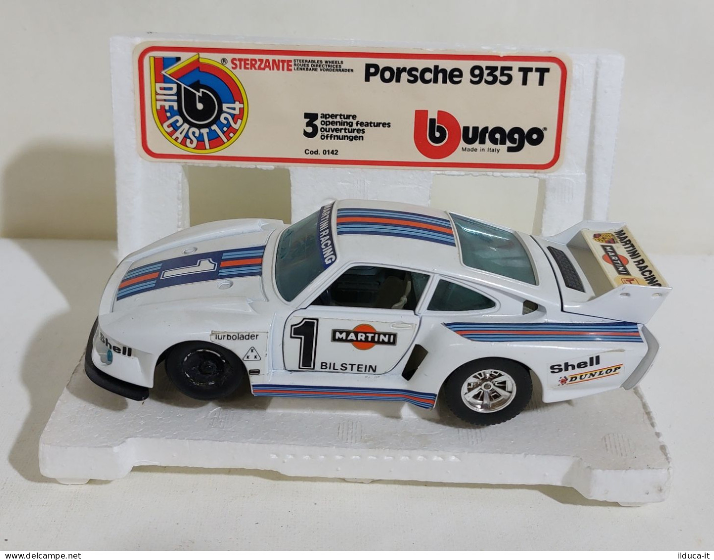 54199 Burago 0142 1/24 - Porsche 935 TT Martini - Burago