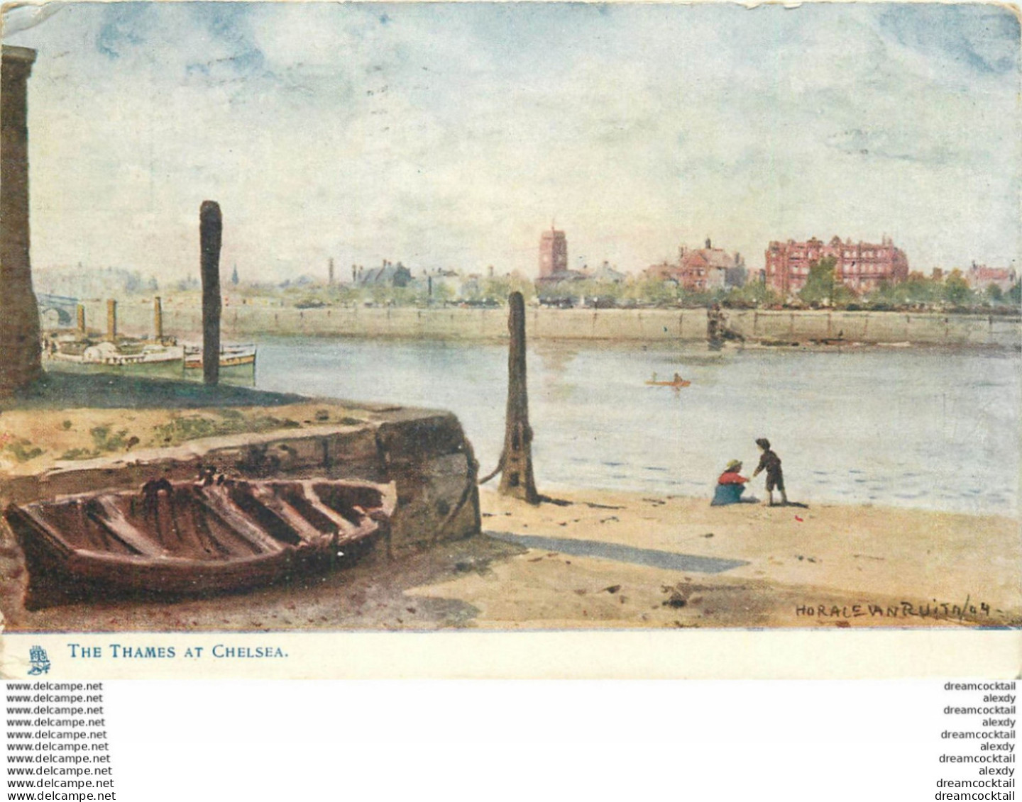 The Thames At Chelsea 1907 - River Thames