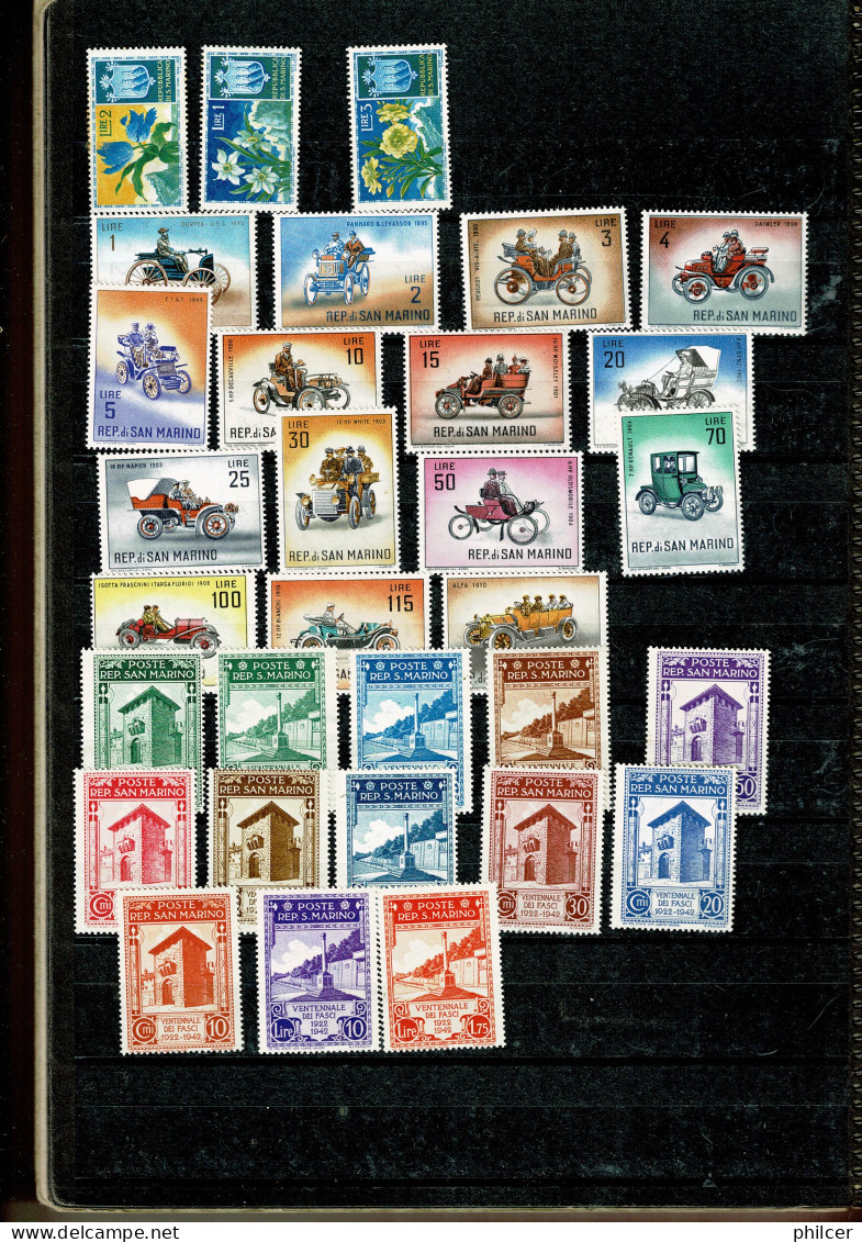 San Marino, 19..., Used, MH And MNG - Used Stamps