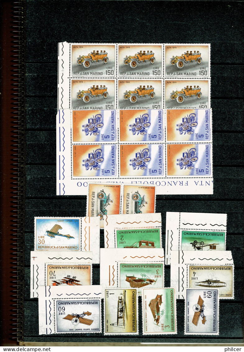 San Marino, 19..., Used, MH and MNG