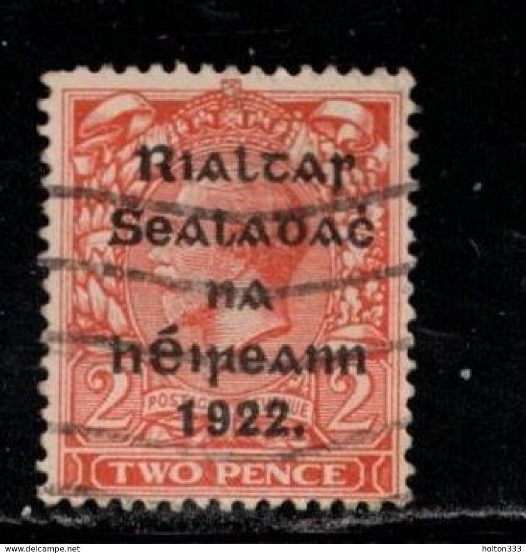 IRELAND Scott # 16 Used  - Stamps Of Great Britain With Overprint - Gebruikt
