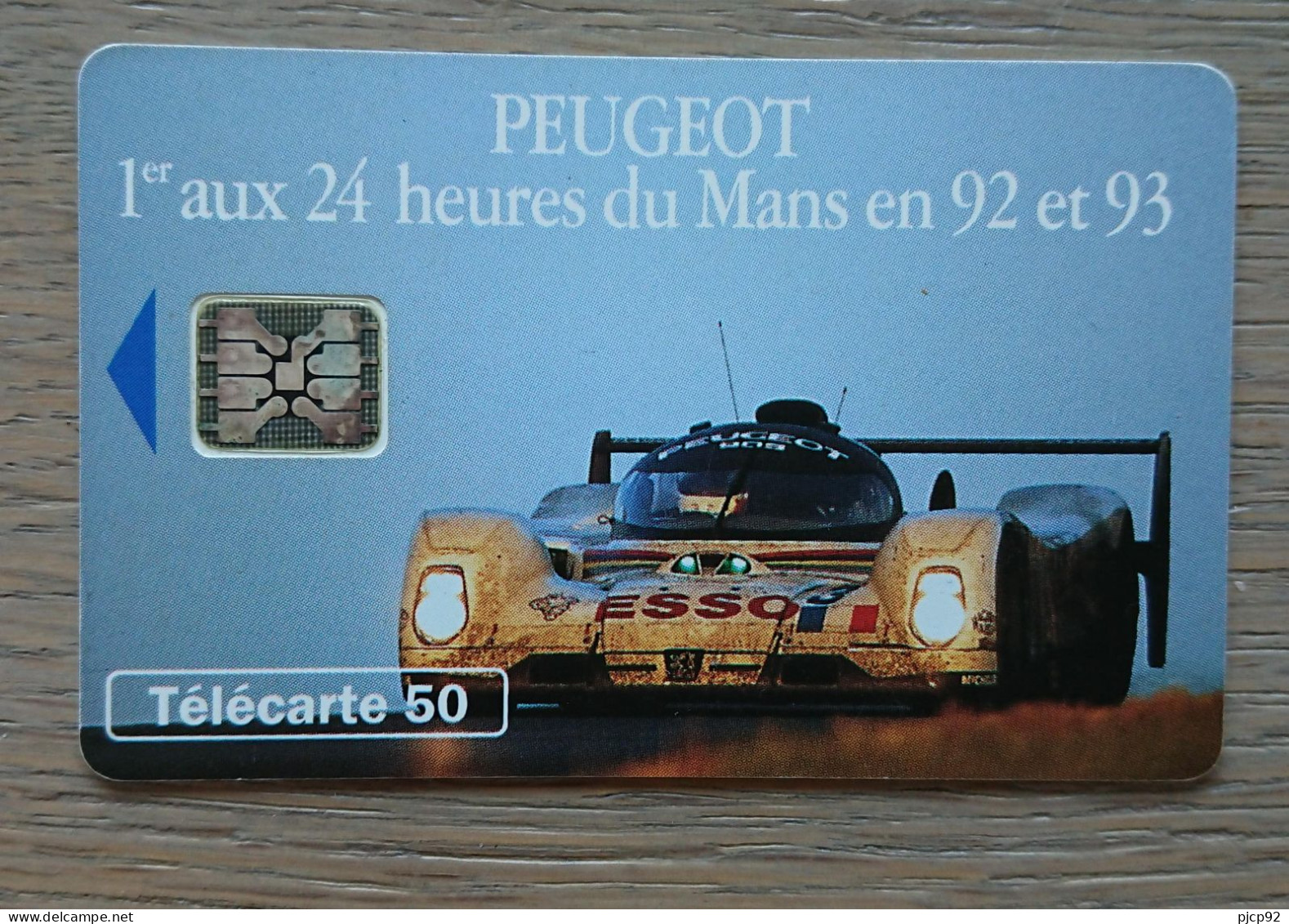 France - 1993 - Télécarte 50 Unités - Peugeot - 1er Aux 24 Heures Du Mans  En 92 Et 93 - 1993