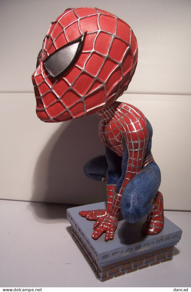 SPIDER-MAN - SPIDERMAN   - FIGURINE ( Résine  - Tete Articulée) - El Hombre Araña