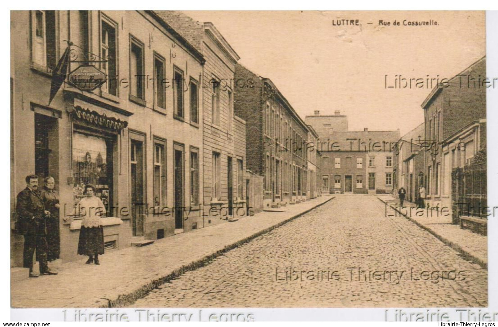 CPA  Luttre Rue De Cossuvelle - Pont-a-Celles