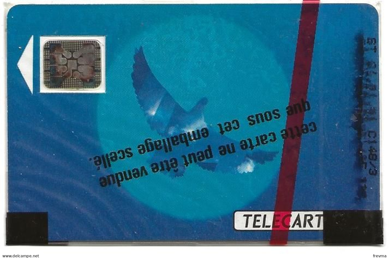 Telecarte F134 Ba L'oiseau Bleu 50 Unités NSB SC5 - 1990
