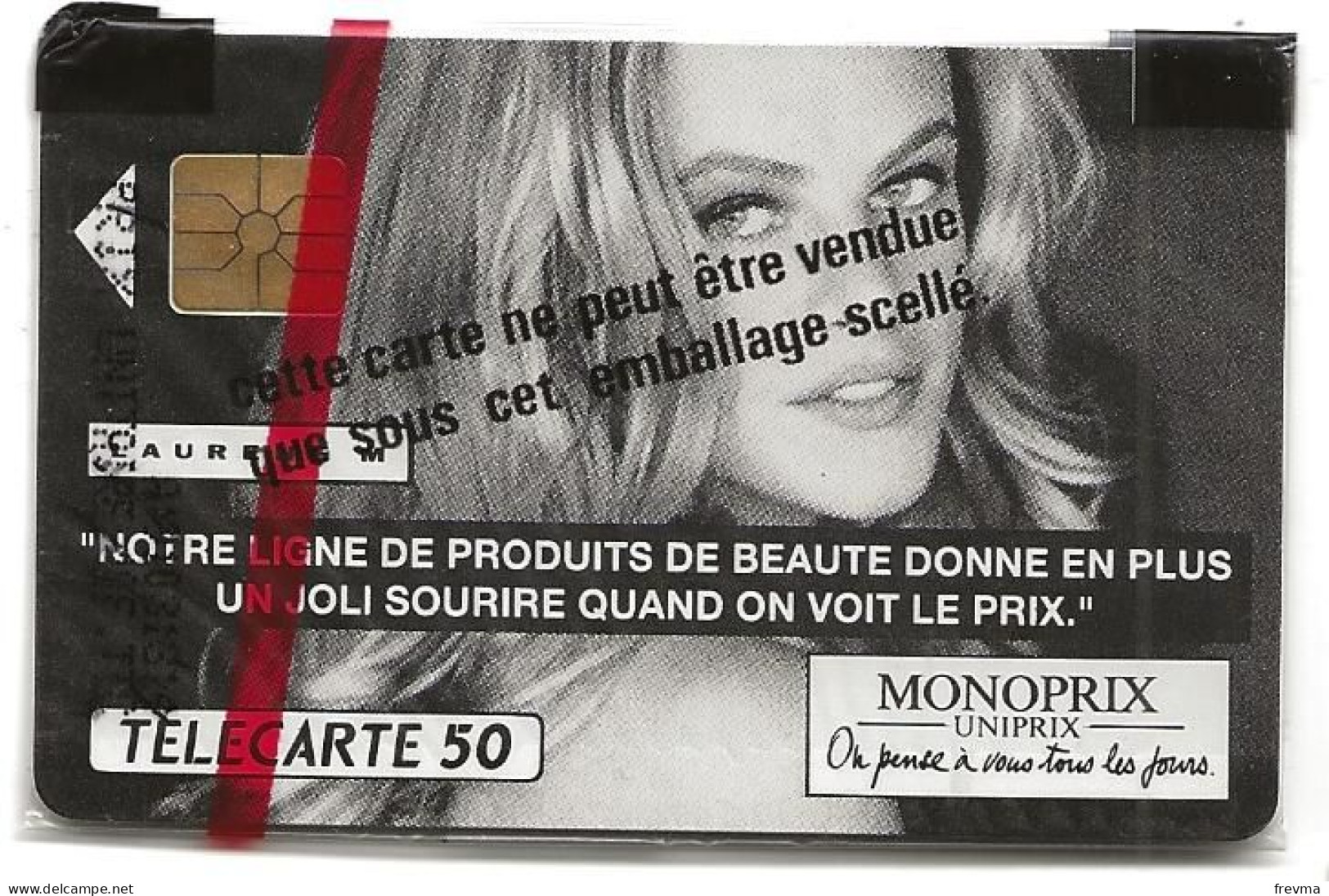 Telecarte F147 Monoprix 50 Unités NSB Gem - 1991