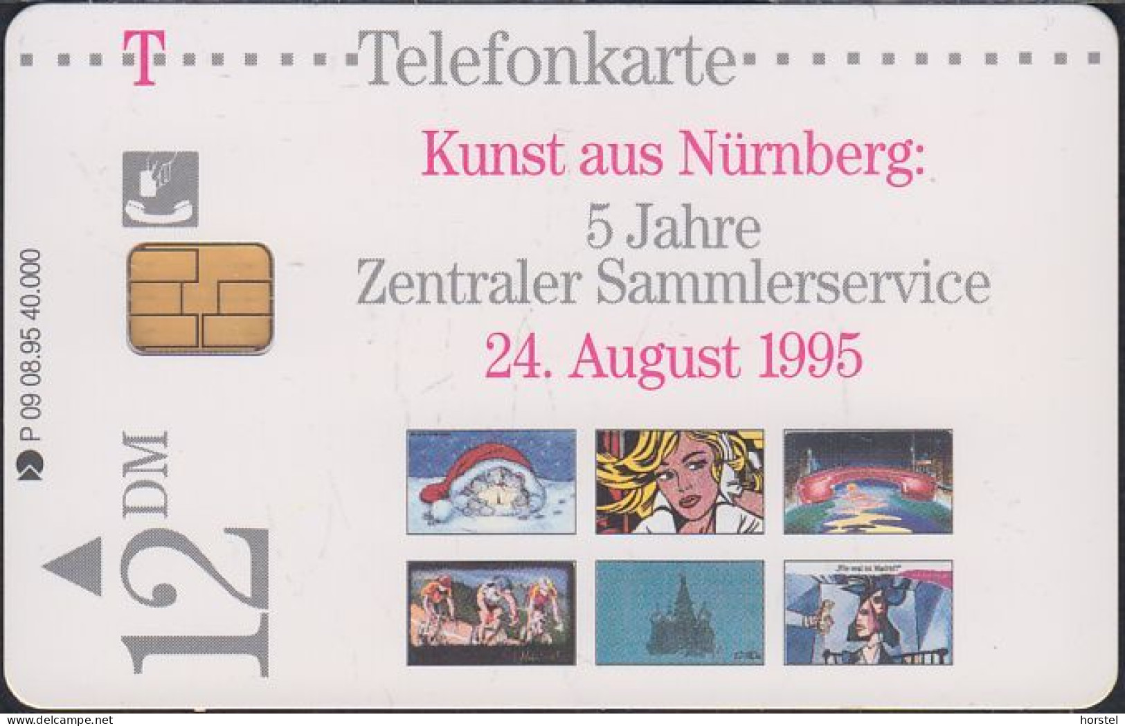 GERMANY P09/95 Albrecht Dürer - Burg Nürnberg - 5 Jahre Zentraler Sammlerdienst 24. August 1995 - P & PD-Series: Schalterkarten Der Dt. Telekom