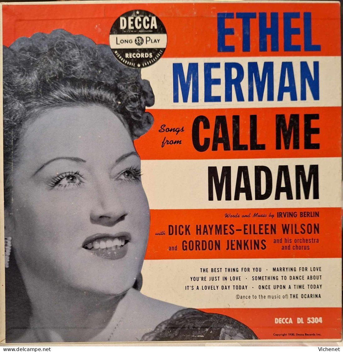 Ethel Merman – Songs From Call Me Madam (10"/25cm) - Spezialformate