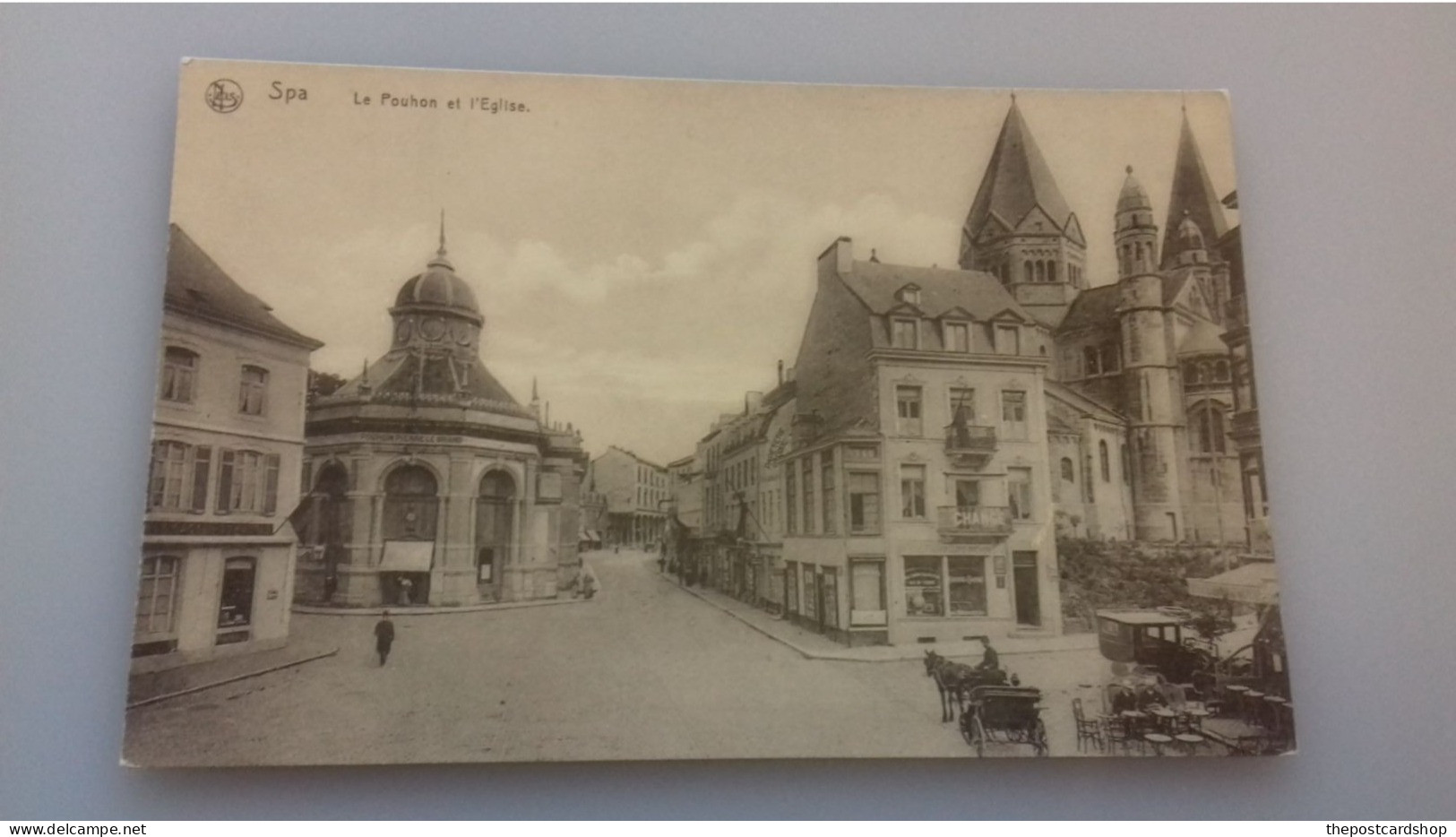 BELGIUM LIEGE SPA  La Pouhon Et L'Eglise Nels Unused - Spa