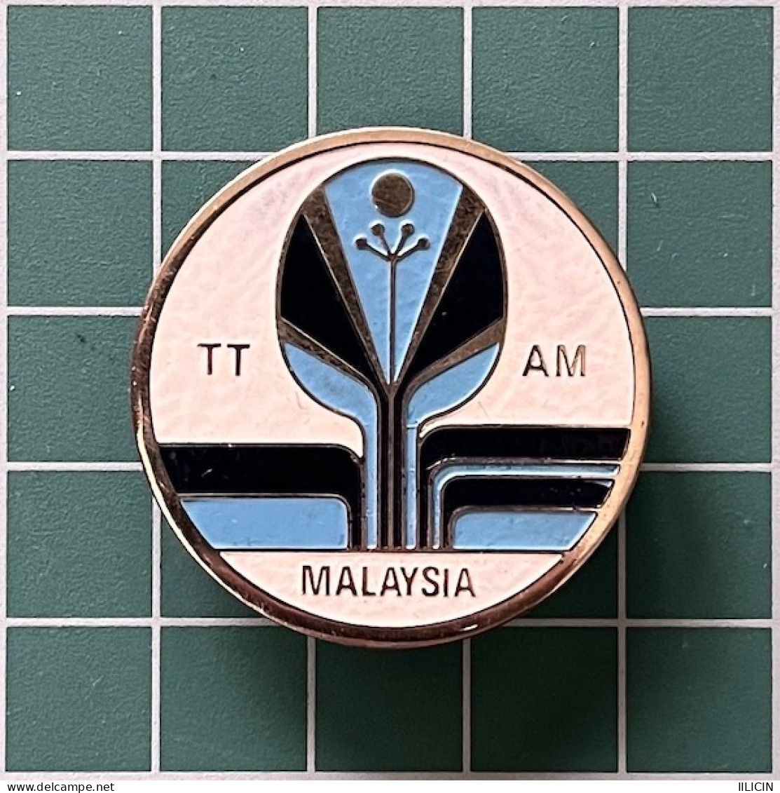 Badge Pin ZN013106 - Table Tennis (Ping Pong) TTAM Malaysia Association Federation Union - Tafeltennis