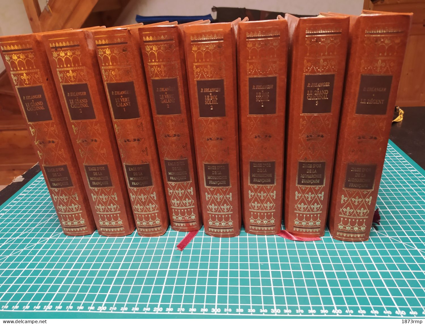 L'age D'or De La Monarchie Française, Philippe Erlinger, éditions Magellan 8 Volumes - Lotti E Stock Libri