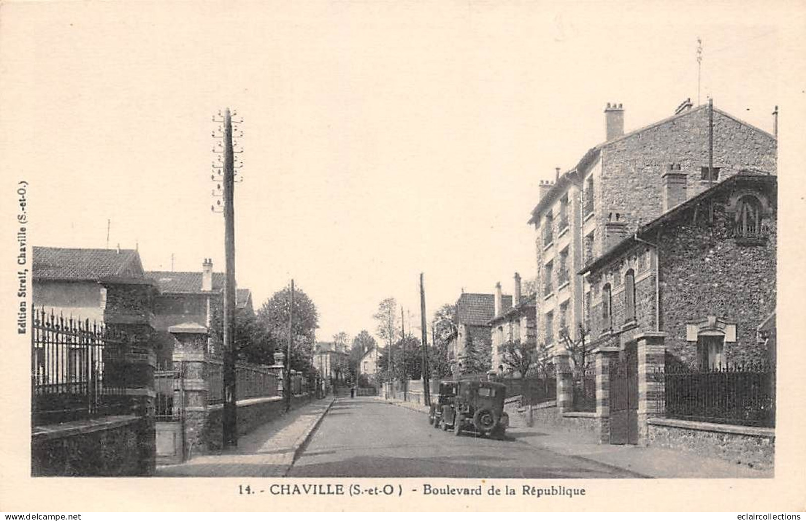 Chaville         92         Boulevard De La République   N° 14    (Voir Scan) - Chaville