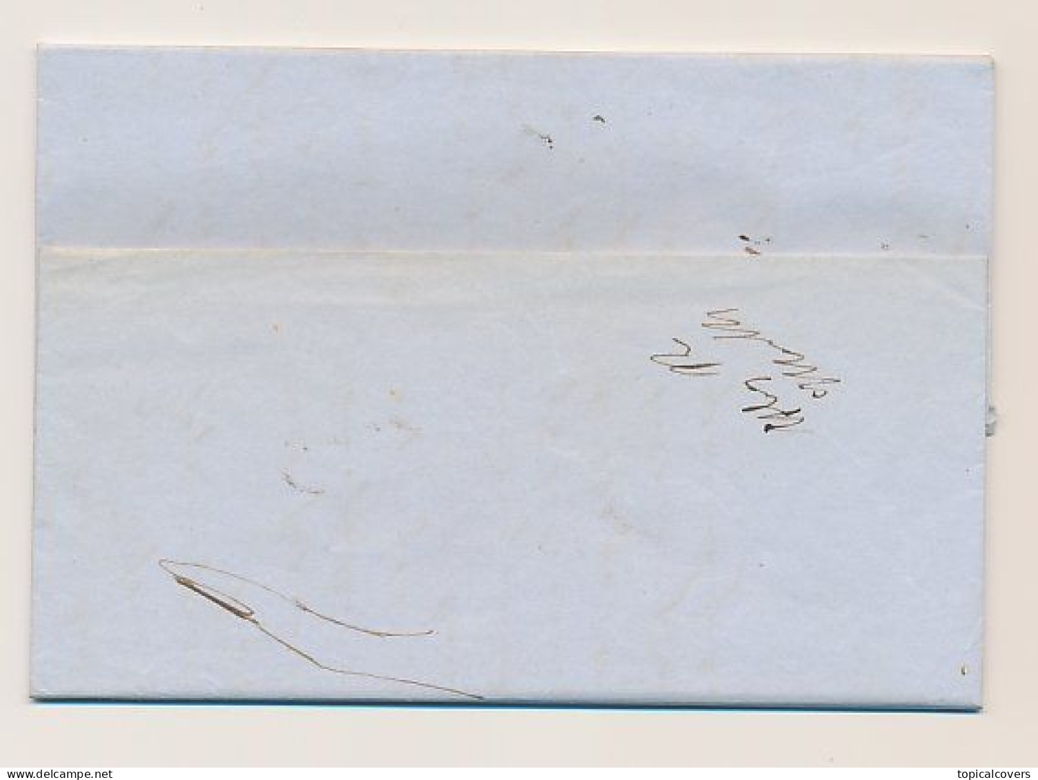 Folded Letter St. Petersburg Russia - Via Lubeck - Amsterdam The Netherlands 1857 - ...-1857 Prefilatelia