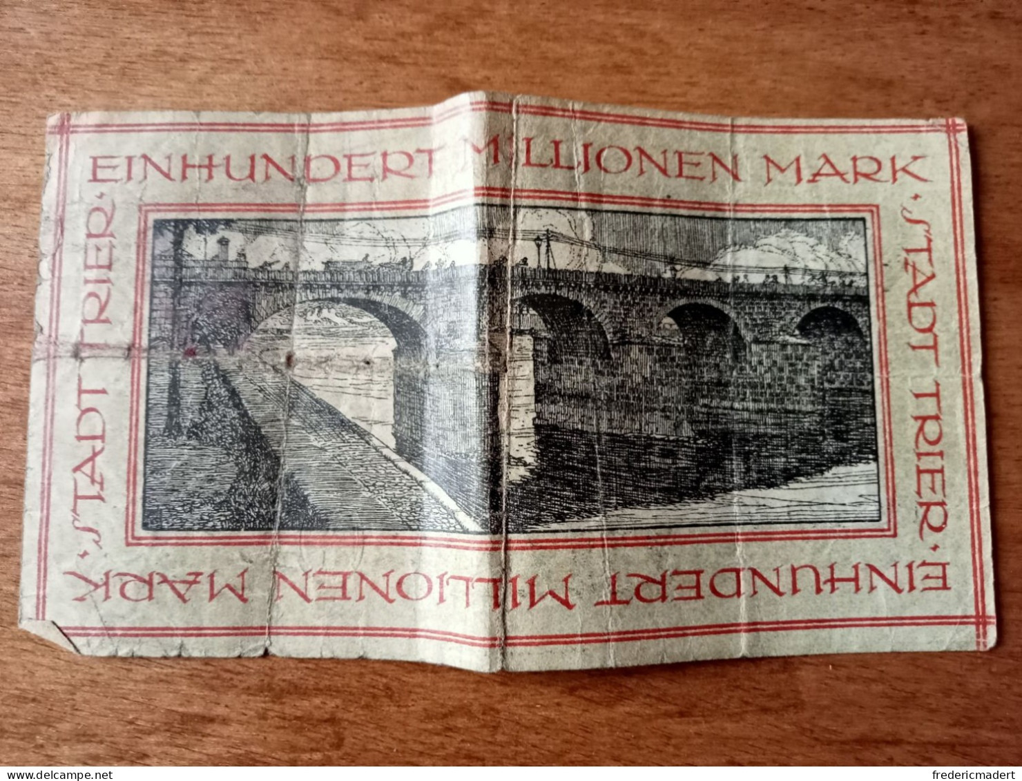 Billet De Cent Millions De Mark 1923 - Sammlungen