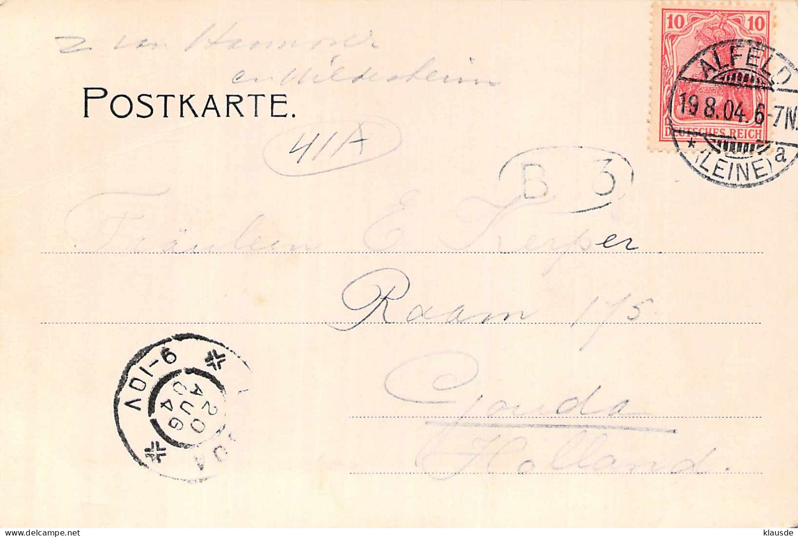 Alfeld A.d.Leine Eingang Zur Stadt Gel.1904 AKS - Alfeld