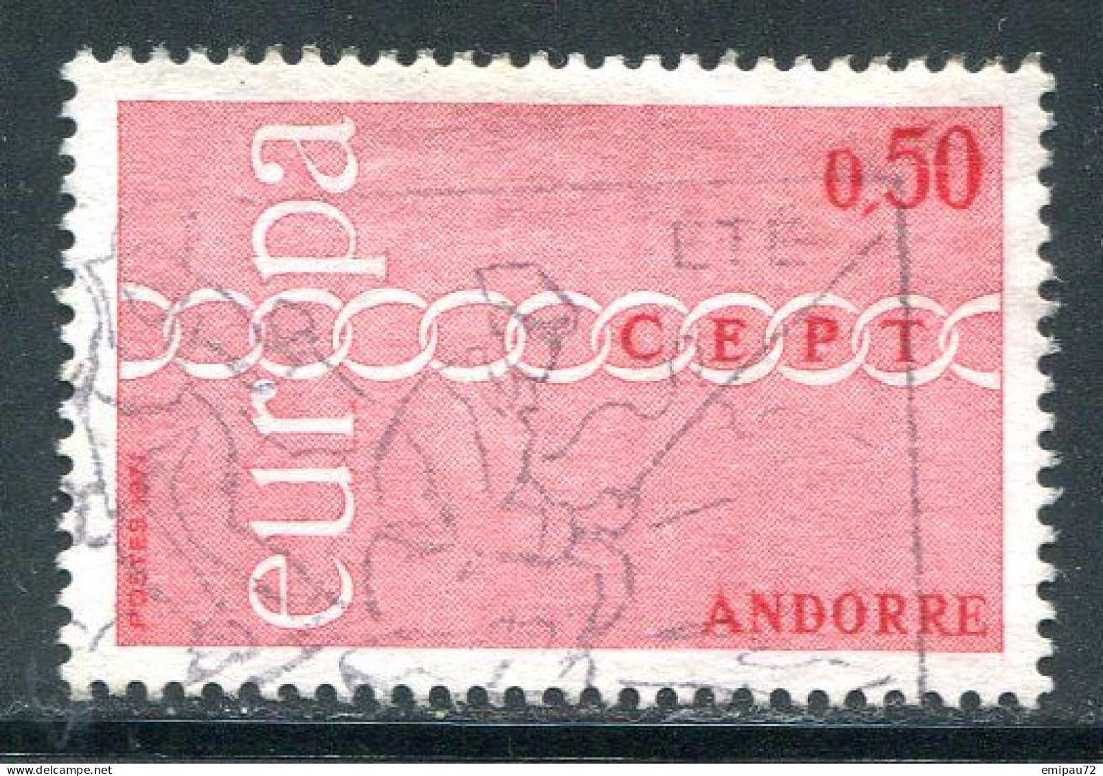 ANDORRE- Y&T N°212- Oblitéré (Europa) - Oblitérés